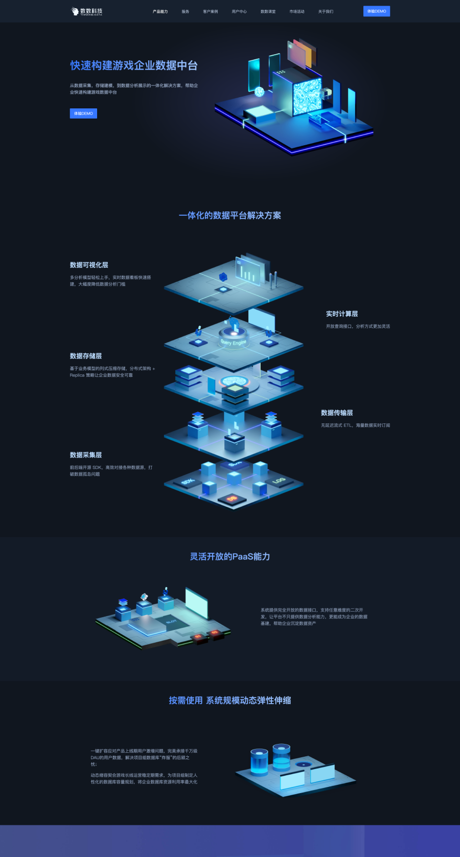 数数科技官网改版｜非同凡想 · 与众不同，带给你全新的视觉体验